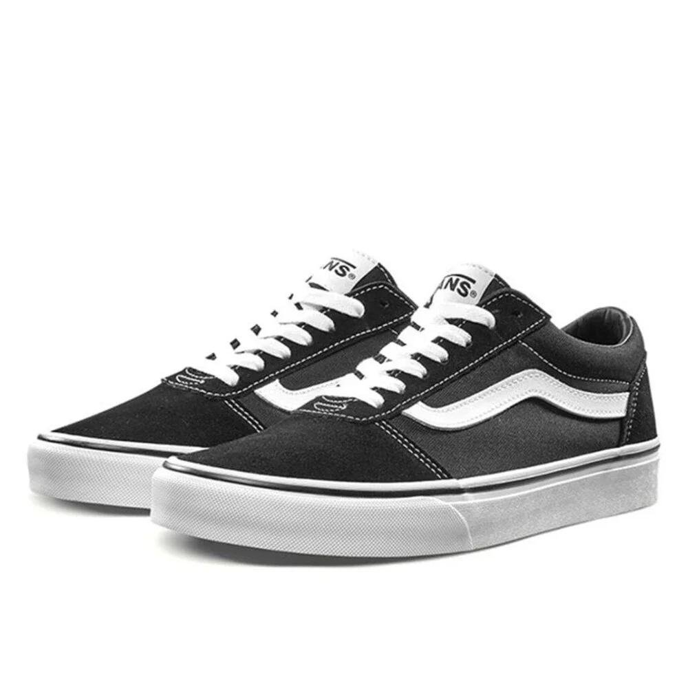 Vans Ward VN0A36EMC4R Sneakers Men's Black Suede Skateboarding Shoes MEW2303